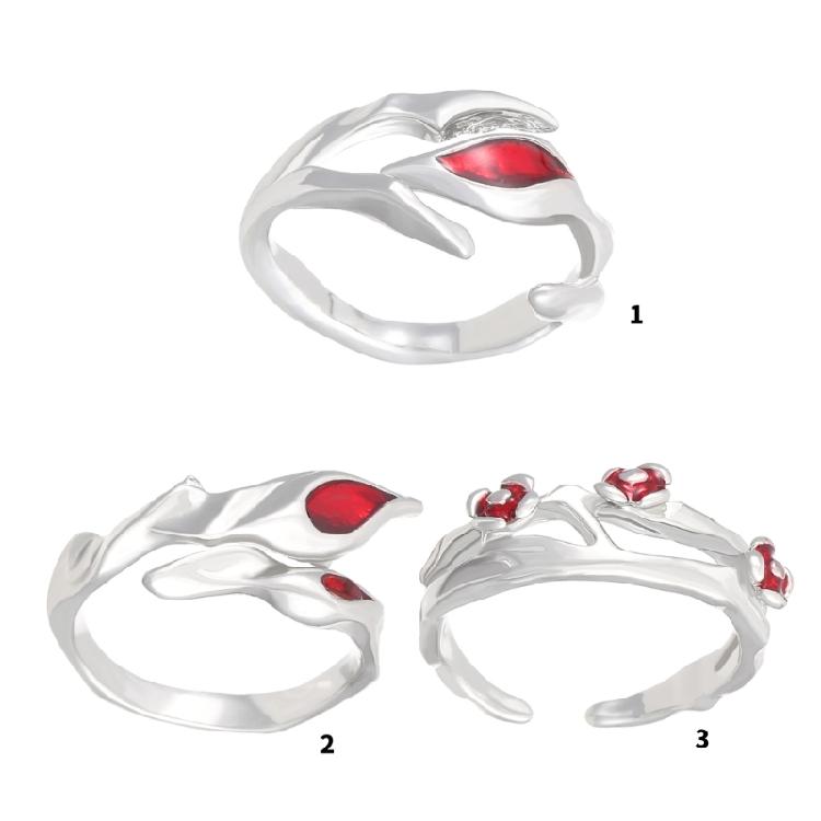 Simple Rings Adjustable Fashion Opening Rings Alloy Texture Fashion Rings Suitable for Matching Various Fashion Outfits