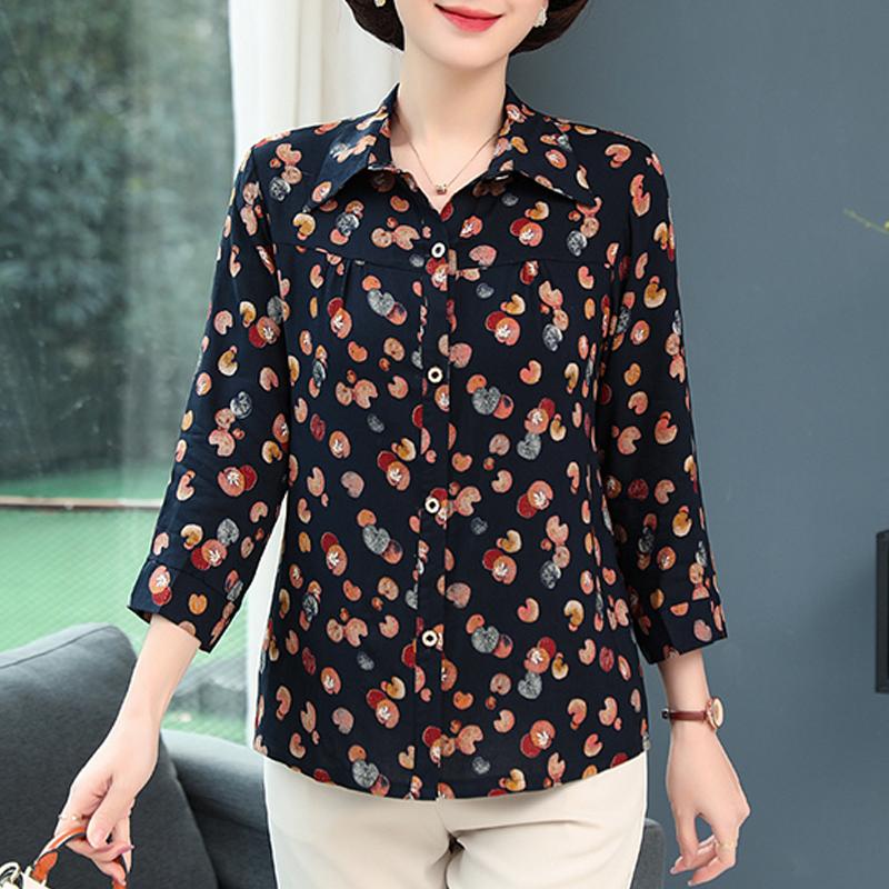 Topuri elegante de dama Vara Marime Plus Casual Camasi cu maneca lunga