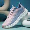 Damenschuhe, Sportschuhe, Damen neue Sommer Mesh leichte Outdoor vielseitige atmungsaktive stoßdämpfende leichte Laufschuhe