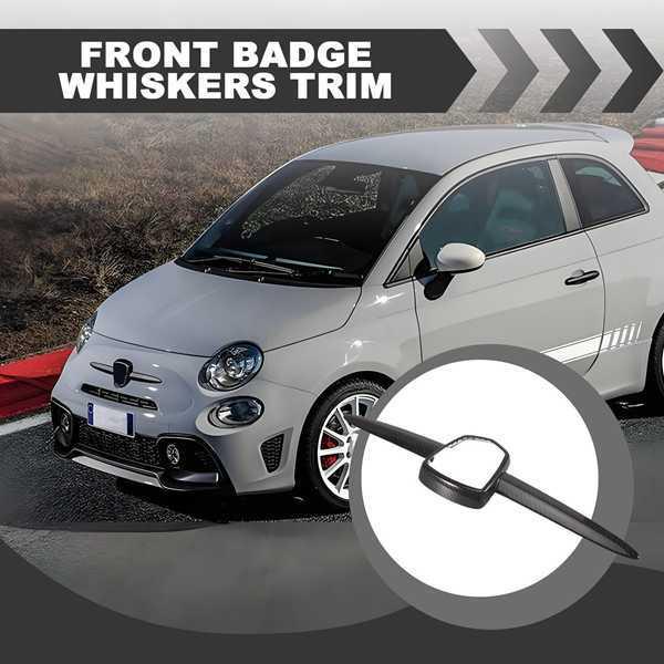 Carbon Fiber Emblem Frame Trim for Abarth 595/695 (2012-2023)