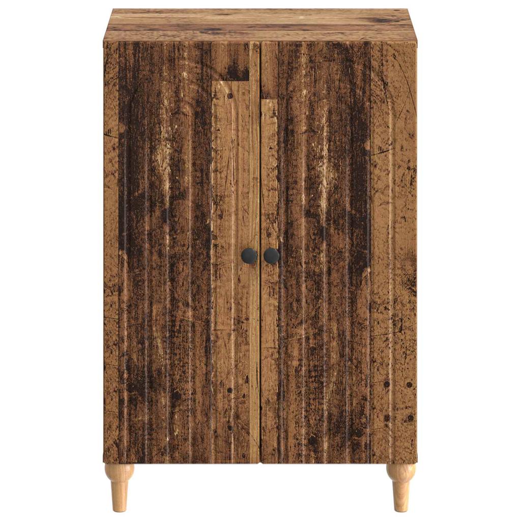 Shoe Cabinet ALKMAAR 59.5 x 39.5 x 90 cm Engineered Wood Reclaimed Wood