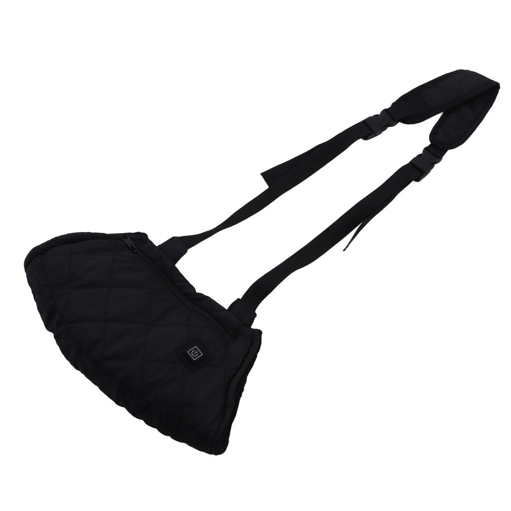 Electric Hand Warmer Pouch 3 Gear Adjustment Portable Waterproof Quilted Cotton Handwarmer Bag Heated Hand Muff Black