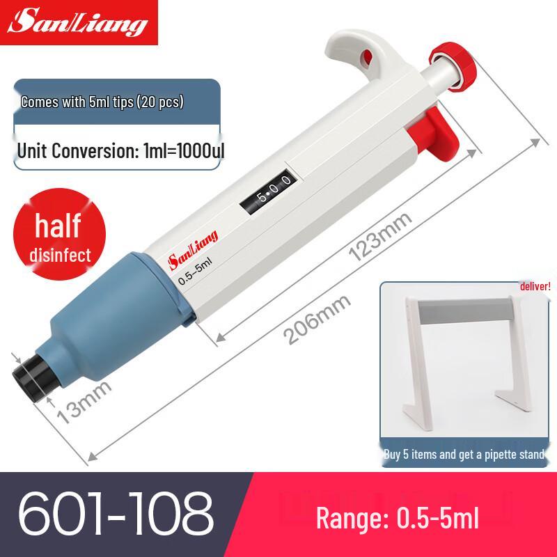 Sanliang Adjustable Laboratory Pipettor