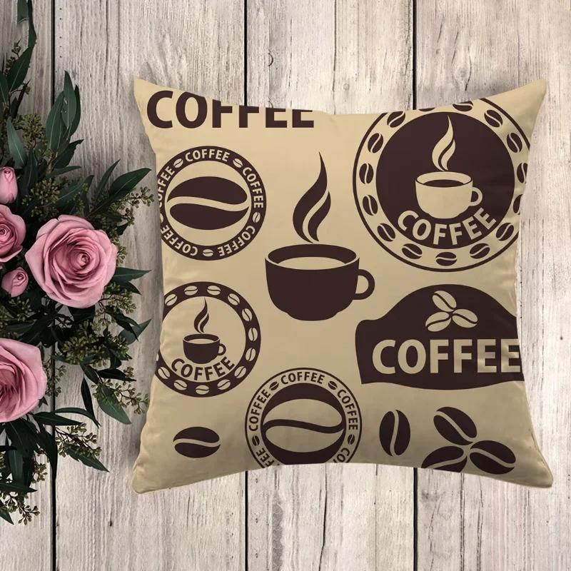 

Аниме Подушка Кофейный Диван Подушки Наволочки для Подушек Декоративные Наволочки Осенний Декор Наволочки Наволочка 66x66cm бордовый