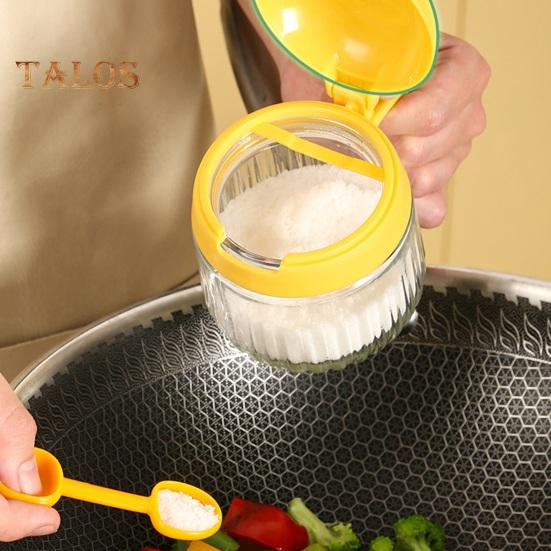 Condiment Container Transparent Multipurpose Easy To Clean Practical Clear Spice Jar Chili Powder Storage Container Kitchen Supplies