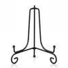 Artliving Plate Stands for Display, 4 Inch Black Iron Easel Plate Display Photo Holder Stand, Displays Picture Frames, Decorative Plates