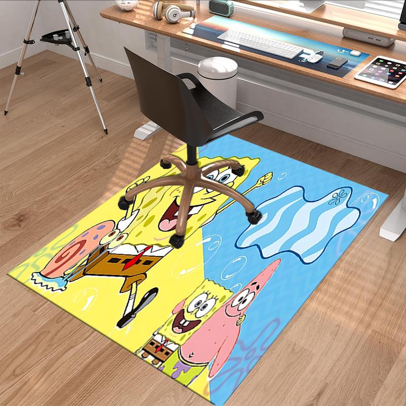 Spongebob Friends Adventure Carpet For Playroom Bedroom Living Room Sofa Home Decorkids Game Area Rug Nonslip Floor Mat