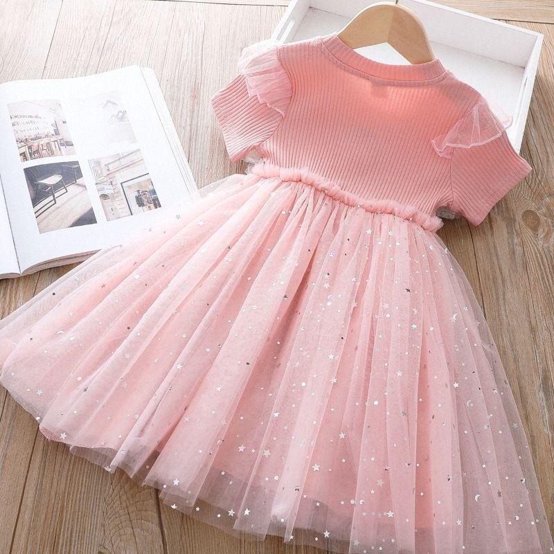 Modejurken voor meisjes: Zomer Kindertulle Prinsessenjurk
