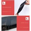 6PCS Gloss Black Pillar Posts Fit For Nissan Teana J32 2009 2010-2012 Door Trim Window Sticker Decoration Cover Auto Styling