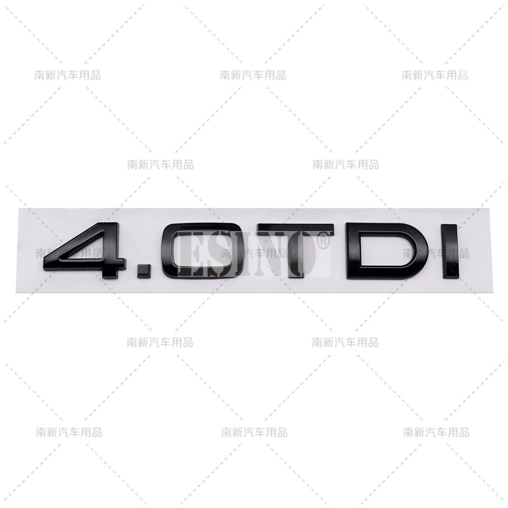 ABAB1 3D 1.6 1.9 2.0 3.0 4.0 TDI Car Trunk ABS Badge Emblem For Car Rear Tailgate Adhesive Badge Sticker for A4 A5 A6 A7 A8 Q3 Q5 Q7