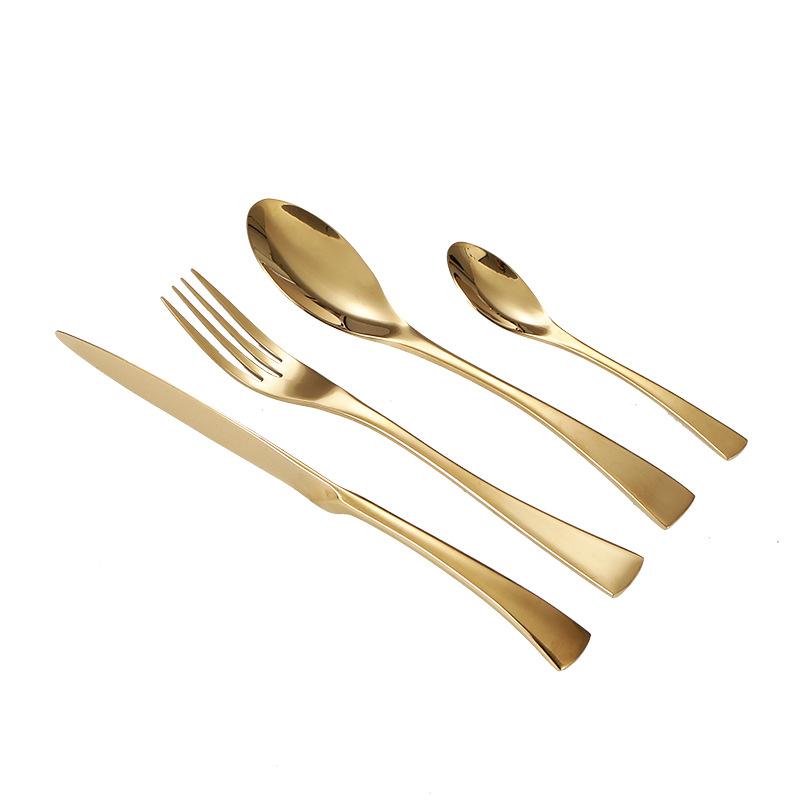 

Jaswehome 4 предмета роскошный набор столовых приборов из розового золота в западном стиле нож для стейка десертная ложка вилка для еды повседневная столовая кухонная утварь