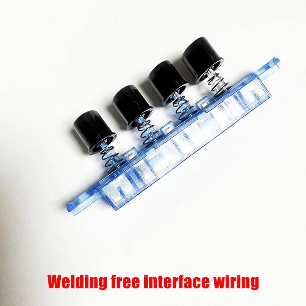 4 Key Switch Button for Floor Standing Fan Desk Fan Replacement Part with 3 Speed Adjustment and Plastic Construction