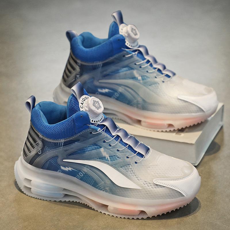 Men's sports shoes autumn new non-slip breathable versatile sports shoes rotating button shoes