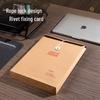 Deli PP409-T50 200g Kraft Paper Document Folders