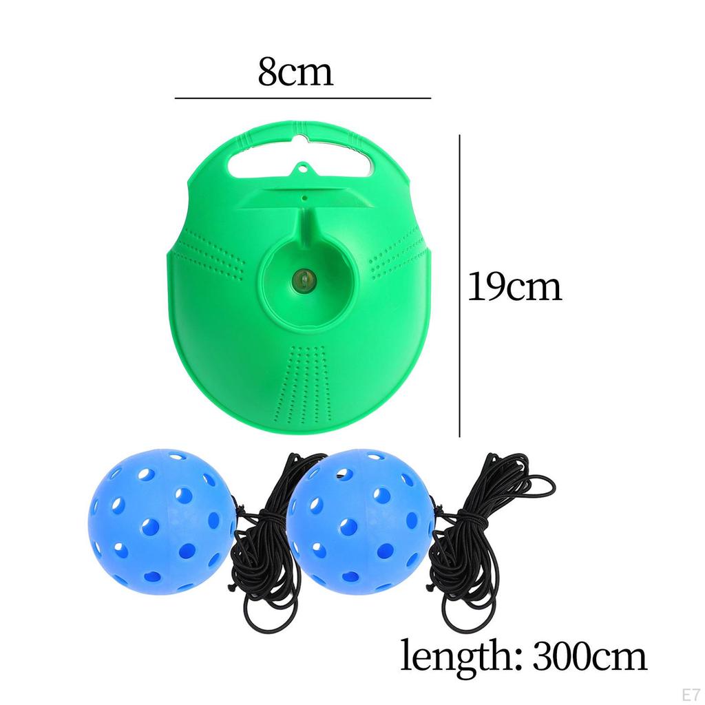 Pickleball Training Tool with Ball Rope Enhances Skills Self Study Sports