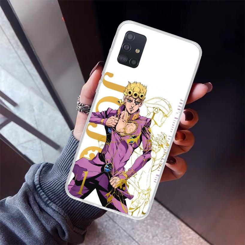 JoJo Adventure Giorno Giovanna Phone Case For Samsung Galaxy A52 A51 A50S A32 A22 A12 A02S A72 A71 A31 A70 A30S Note 20 Ultra 10