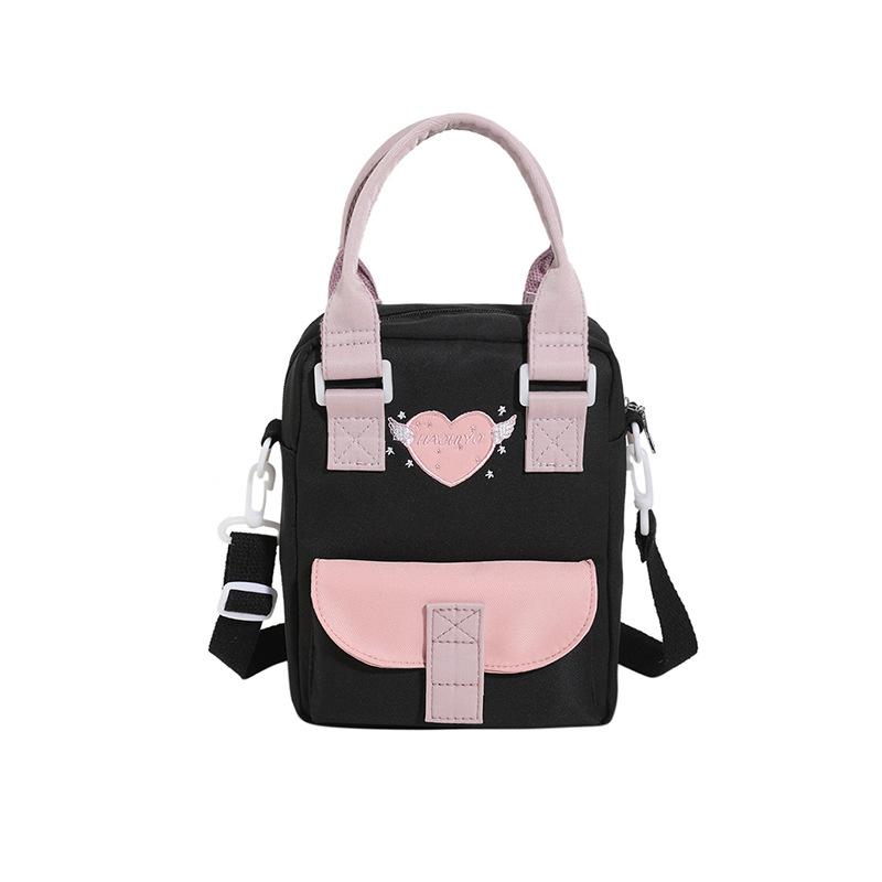 Small bag ins fashionable and fresh Macaron messenger bag cute girl transparent mobile phone bag pain bag baby bag