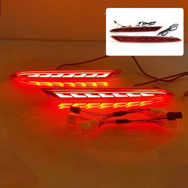 DinCh LED Rear Foglight For Geely EX2 Rear Bumper Foglight Foglamp Fog Light Fog Lamp Brake Lights
