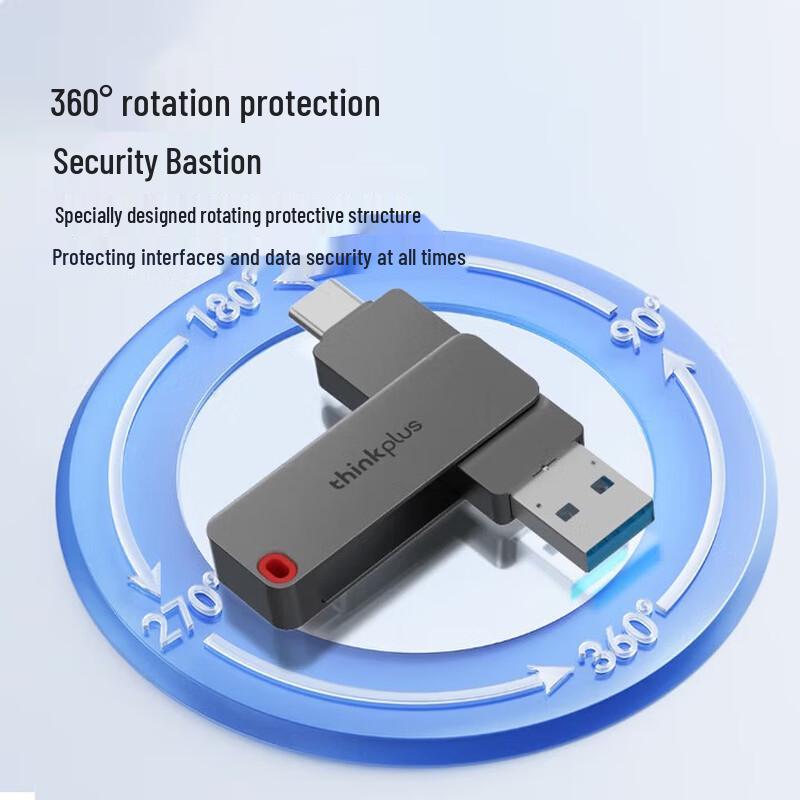 Lenovo ThinkPlus TPU301 Type-C & USB 3.2 Dual Interface USB Flash Drive