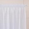 Nala - Ready-made Curtain with Gathering Tape - - White