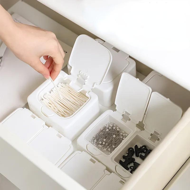 Multi-functional Desk Organizer Box Cosmetics Makeup Accessories Storage Box Office Stationery