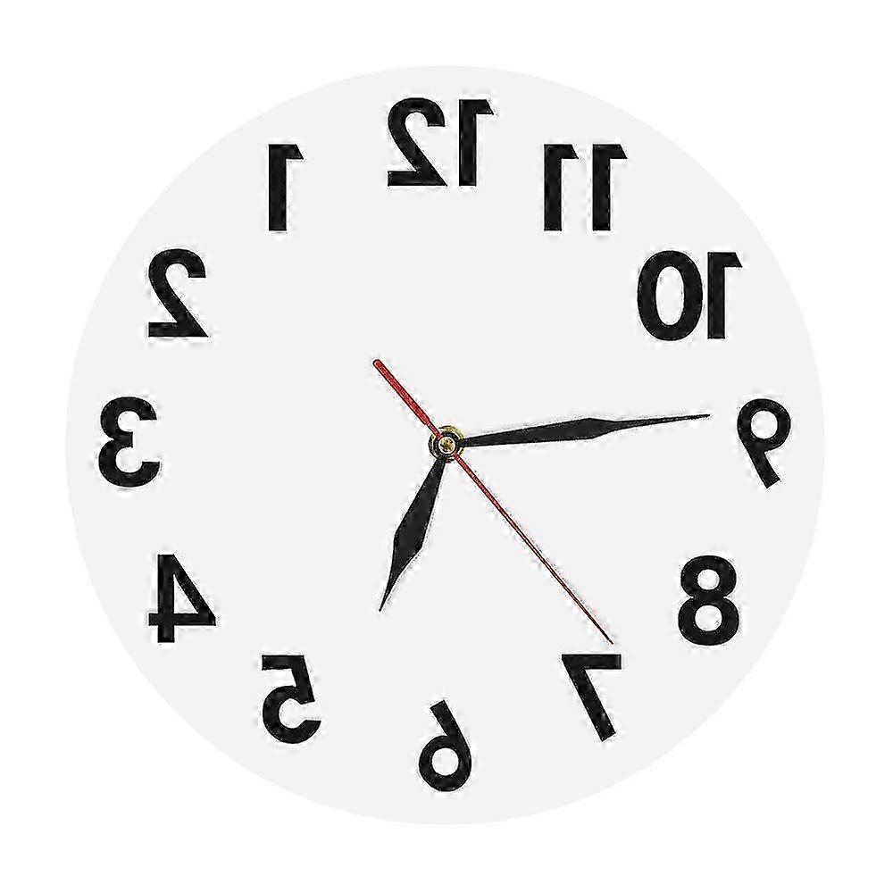 2026 Reverse Anti-wall Clock Modern Reverse Time Running Counterclockwise Wall Meter