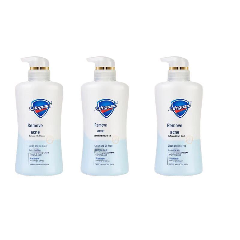 Защитное средство для умывания лица и тела с центеллой азиатской для удаления акне, 360 г x 3 шт.