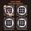 4 in 1 Electronic Tic Tac Toe Game, Portable Handheld Puzzle Game Console, Travel Games for Kids & Adults, Educational and Memory Growth Board Games