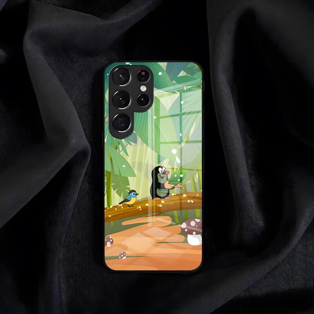 Cute The Little Mole Phone Case For Samsung S26 S25 Edge S24 S23 S22 S21 S20 Ultra Plus FE Glass Cover