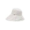 DakS Women S Beige Check contraSt Linen Floppy Hat Dche6e121i2
