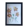Handmade Sea Glass Art Frame Table Decors Forget Me Not Flower Birds Sea Glass Table Art Decors Gift for Friend