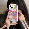 Lisa Frank Art For IPhone 16 15 14 16E 13 12 11 Pro Max Plus Phone Leather Case