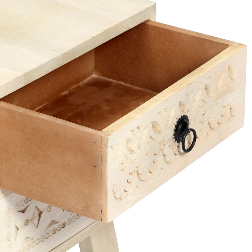 TV Stand 110 x 30 x 44 cm Solid Mango Wood
