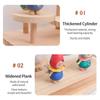 Wooden Multi-Tiered Coffee Cup Aromatherapy Perfume Figurine Display Stand Jewelry Storage Rack