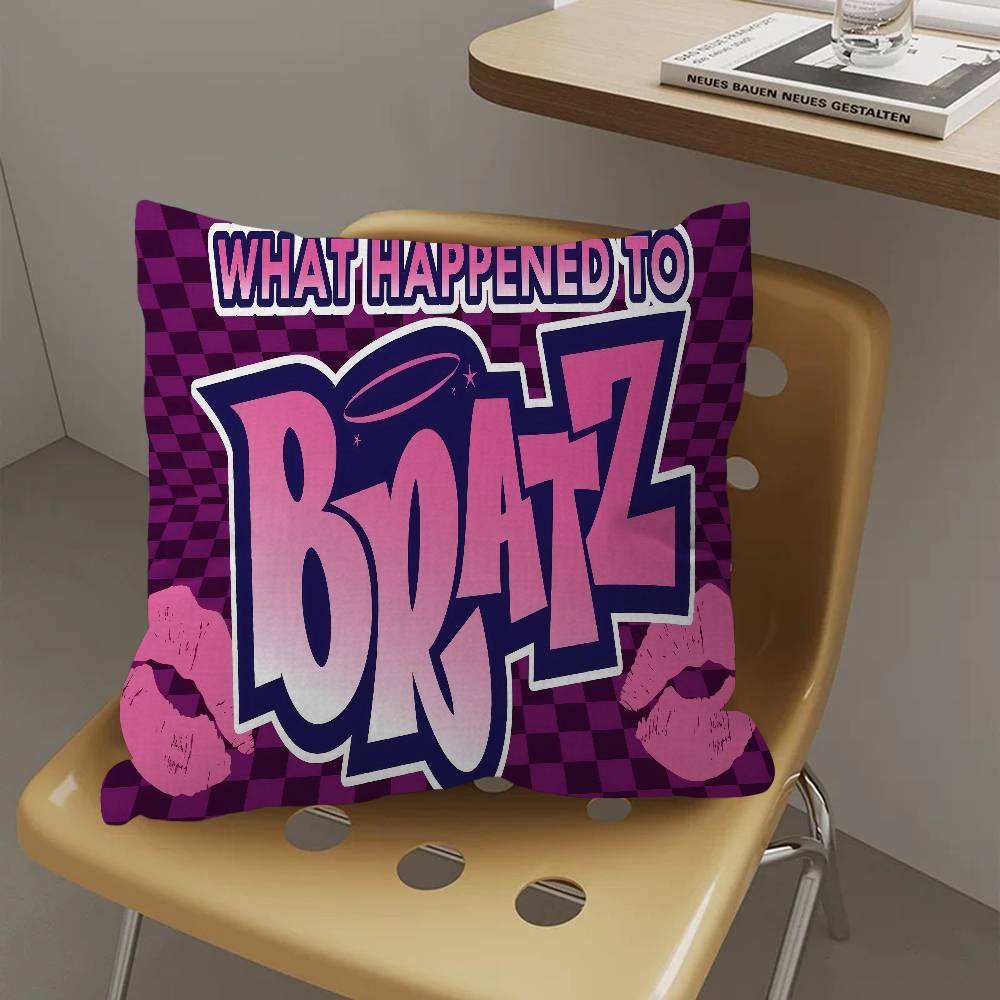 Anime B-Bratz Pillow Cushion Cover Pillowcase Living Room Sofa Home Decor