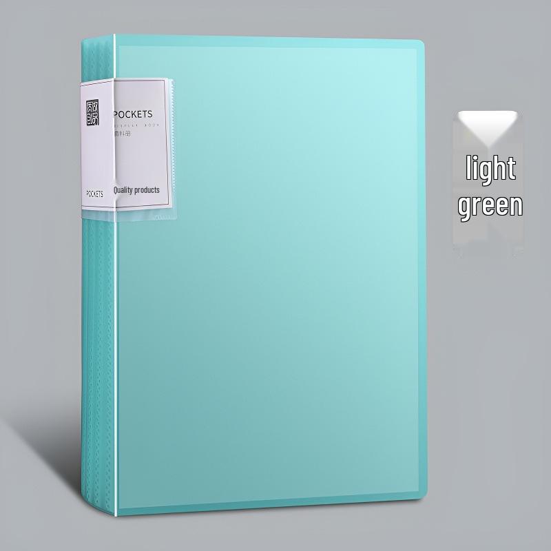 A4 Clear Multi-Layer Ring Binder: Student Certificate, Test Paper, Prenatal Checkup, Music Score Storage Folder