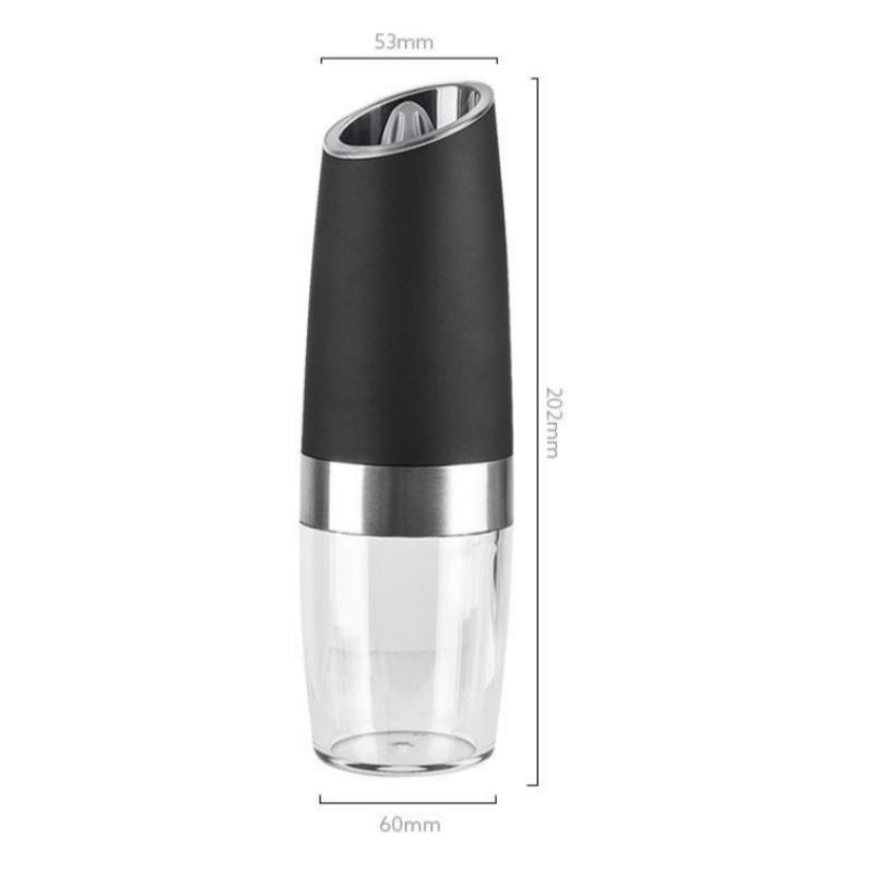 Spice Grinder Gravity LED Electric Electric Fully Automatic Grinder Adjustable Thickness Barbecue Seasoning Tool Pepper Grinder