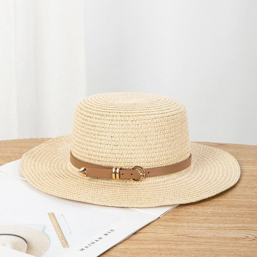 Wide-Brimmed Sun Hat Foldable Beach Hat New Straw Hat Summer