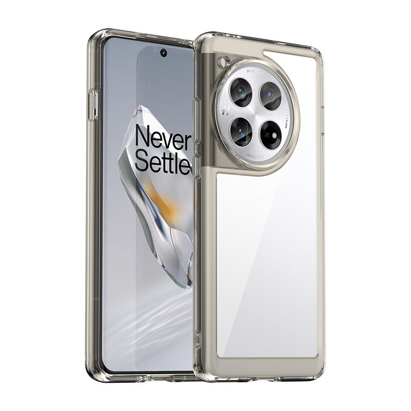 Transparent Shockproof TPU Case for OnePlus 12 12R Protective Frame Full Protection Colorful Clear Cover