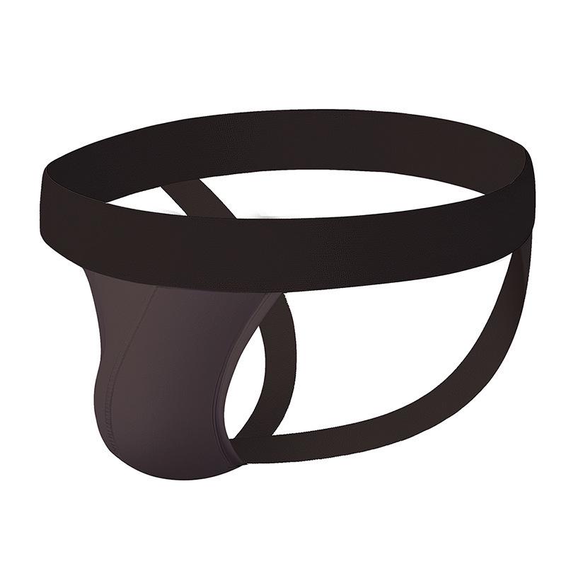 

ADANNU Men s European & American Style Low Waist Solid Color Cotton Thong BP.01 L