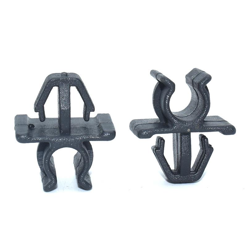 For Car Fastener Hood Bonnet Prop Rod Support Clip Nylon Plastic Retainer For Auto Fastener Clip 10 Pcs