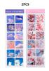 1pc Stickers Scenery Glitter PVC Decorative Decal Seal for DIY Diary Planner Scrapbook Album School Supplies Kawaii Stationery