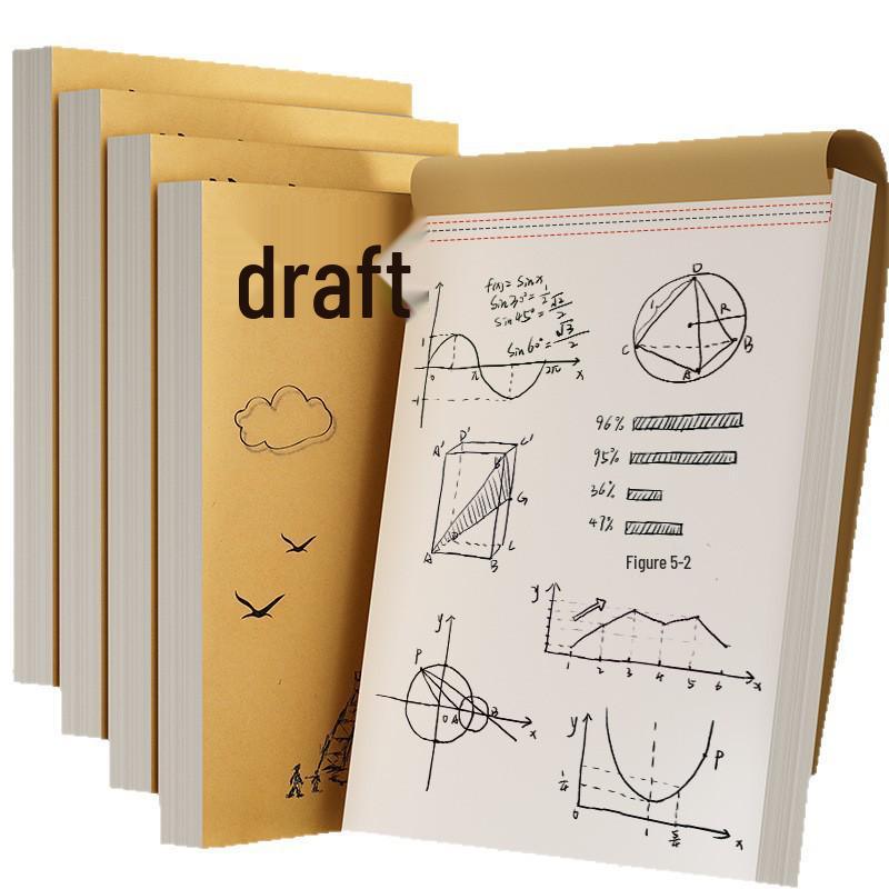 Postgraduate Exam Draft Book: Tearable Kraft Paper for Students