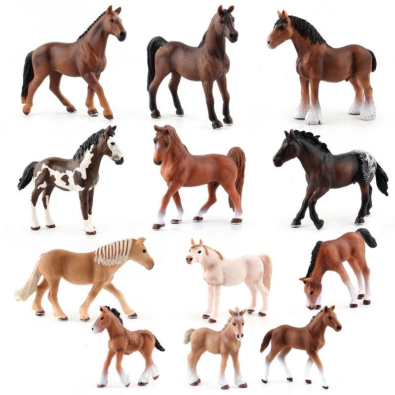 Realistic Pvc Wild Horse Model Collection Featuring Majestic Breeds For Home Decor