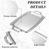 Metal Metal Serving Tray Stainless Steel Storage Tray Portable Charcuterie Tray  Kitchen Use