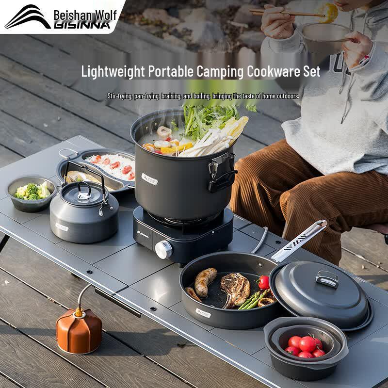 Beishanlang Portable Camping Cookware Set