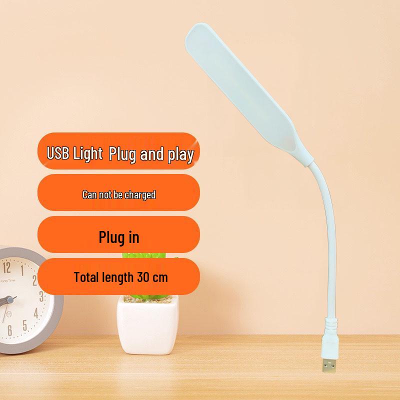 Wiederaufladbare LED-Schreibtischlampe mit Augenschutz für Kinderzimmer oder Studentenwohnheim
