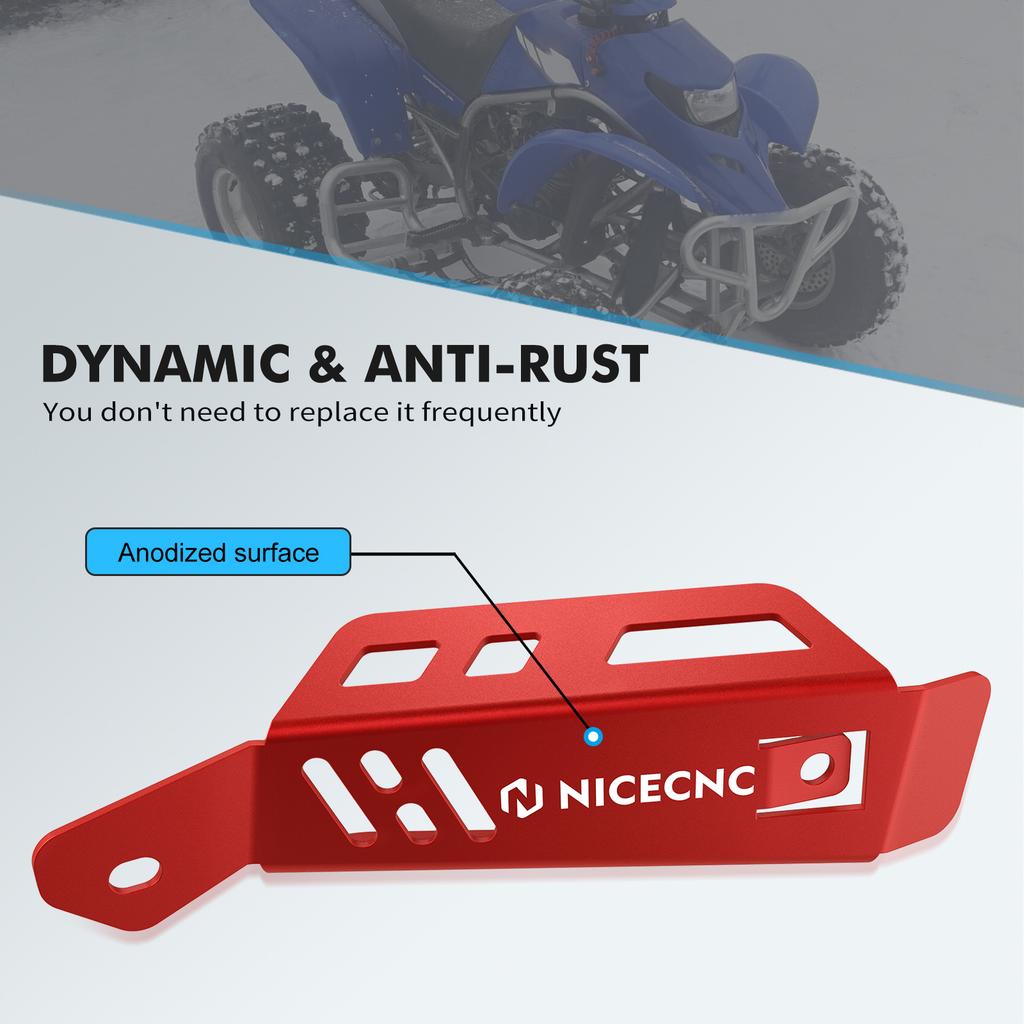 NICECNC 200 Blaster Exhaust Pipe Heat Shield Cover Guard ATV For Yamaha Blaster 200 YFS200 1988-2006 YFS200SE Special Edition