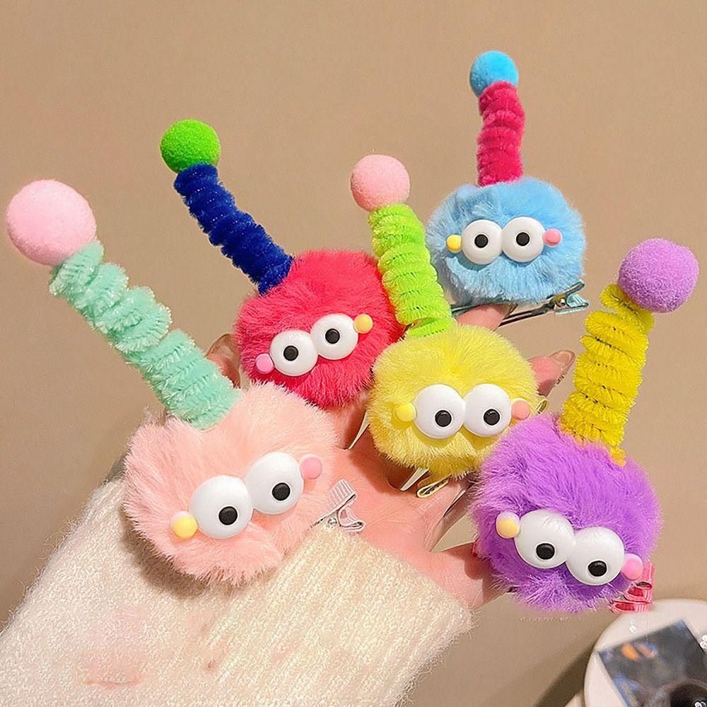 Furry Duckbill Clip Antenna Side Clip Cute Bangs Hairpin  Braided Hair