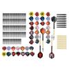 14G Safety Darts Set with 12Pcs Darts Shaft42Pcs Flights100Pcs Tips Training Tool
